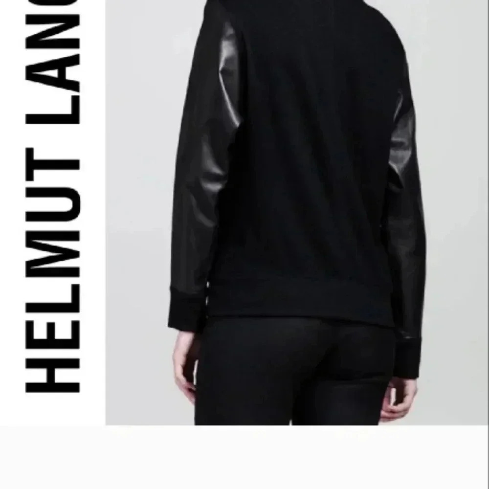 Helmut Lang - Chic Black Crewneck Sweater - Picture 2 of 5